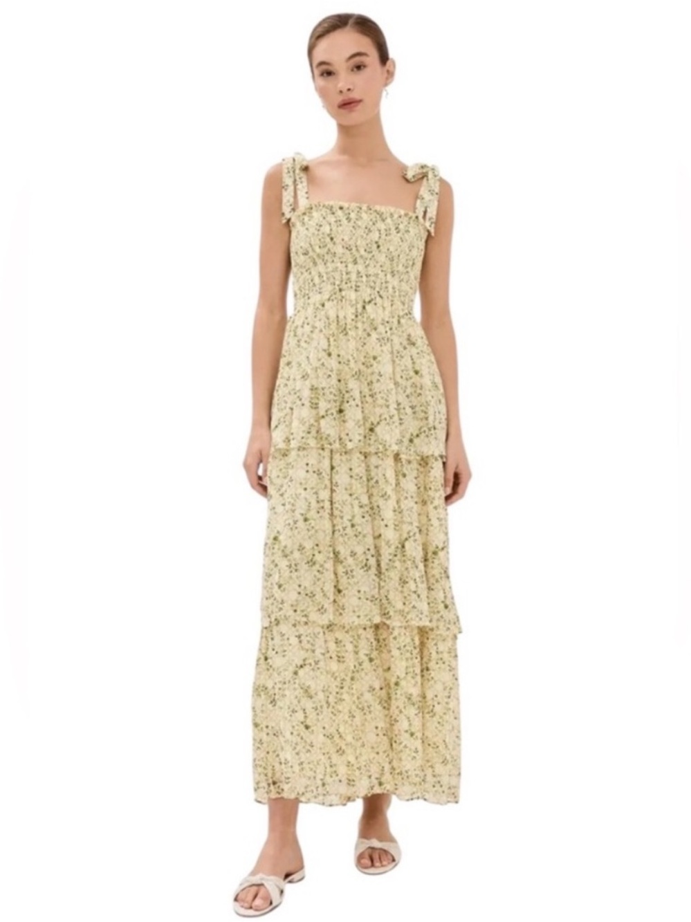 NWT Hill House Elise Yellow Dress